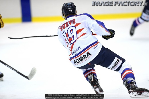 2020-10-03 Hockey Milano Bears-Hockey Pieve 2404 Bryan Suevo